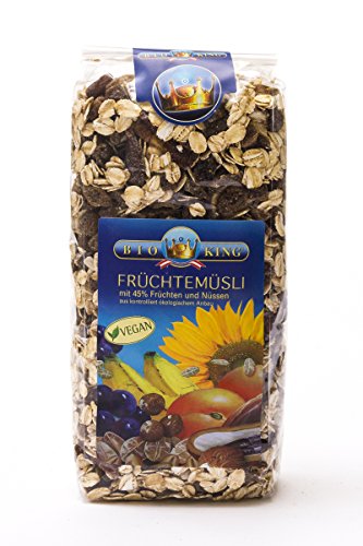 BioKing 4x 500g BIO Früchte-Müsli (EUR 4,35 / Pkg.)… von Bioking