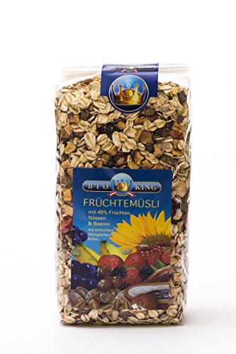 BioKing 4x 500g BIO Früchte-Müsli mit Beeren (EUR 5,16 / Pkg.) von Bioking