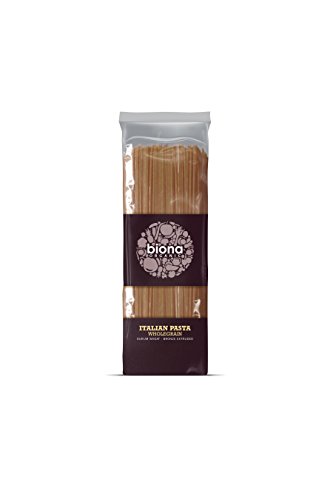Biona Organic Bio Vollkorn Spaghetti al bronzo, Vollkornnudeln, 500 g… von Biona