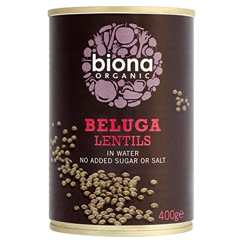 Biona Organic Black Beluga Lentils 400g von Biona