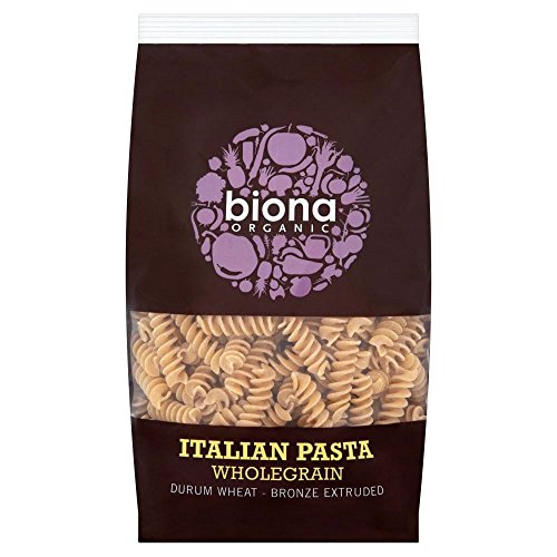 Biona Organic Bronze Extruded Vollkorn Fusilli (500g) - Packung mit 2 von Biona
