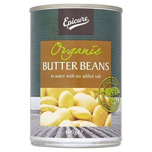 Biona Organic Butter Bohnen in Wasser (400 g) - Packung mit 2 von Biona Organic