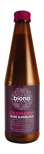 BIONA Bio Cranberry Juice 100% Pure Cranberry 330ml von Biona