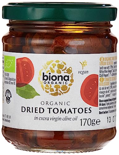BIONA Bio Getrocknete Tomaten in Extra Virgin Olivenöl 170g von Biona