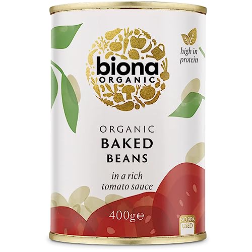 BIONA Organische gebackene Bohnen in Tomatensoße 400g von Biona
