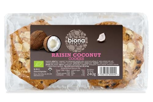 BIONA Raisin Organic & Coconut Cookies 240g von Biona