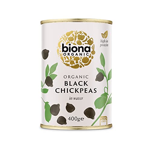 Biona, schwarze Kichererbsen aus Basilicata, BIO, [1 x 400g.] von Biona
