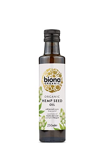 Biona Bio Hanfsamen Öl 250 ml 2er Pack (2 x 250 ml) von Biona