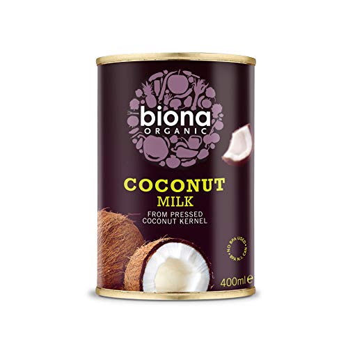 Biona Bio Kokosmilch (400 ml) - Packung mit 2 von Biona Organic