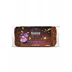 Biona Bio Omega Roggenbrot 500 g, 3 Packungen von Biona