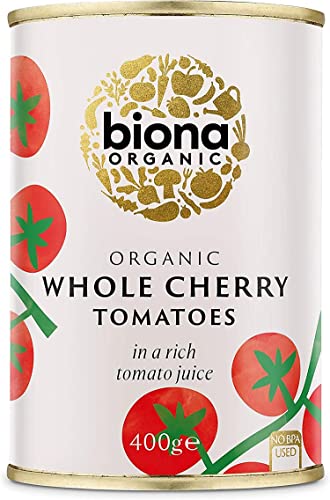 Biona Cherrytomaten, ungeschält (400 g) - Bio von Biona Organic