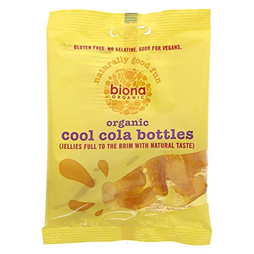 Biona Cola Flaschensüßigkeiten – Bio, 75 g, 10 Stück von Biona