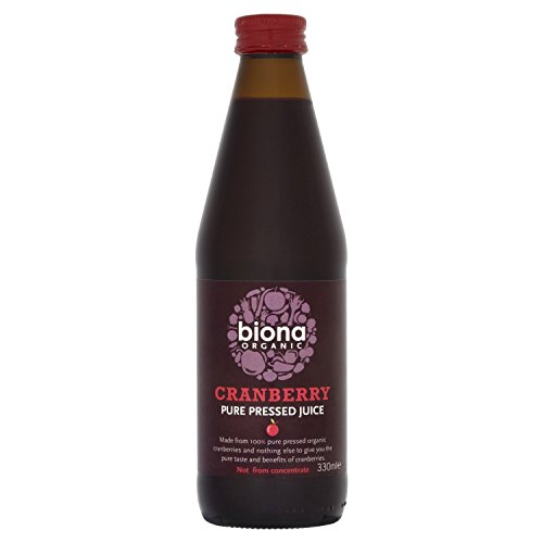 Biona Cranberry-Saft - 100% Pure, 1er Pack (1 x 330 ml) von Biona
