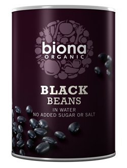 Biona Org Black Beans 400 g 4er Pack (4 Stück) von Biona