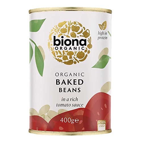 Biona Organic Baked Beans, in Tomatensoße, 400g von Biona