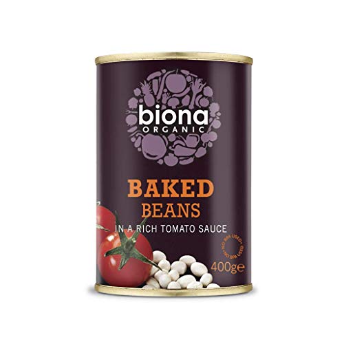 Biona Organic Baked Beans in fruchtigen Tomatensauce 4x400g von Biona