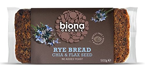 Biona Organic Chia Rye Bread & Flax 4x500g von Biona