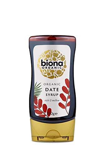 Biona Organic Dattelsirup in Bio-Qualität, 350g Dattelsirup ohne Zucker in Quetschflasche, gesunde Süßungsmittel-Alternative Biona Organic Dattelsirup in Bio-Qualität, 350g Dattelsirup ohne Zucker in Quetschflasche, gesunde Süßungsmittel-Alternative von Biona