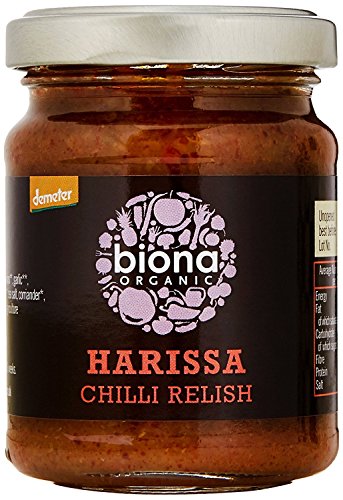 Biona Organic Harissa Chilli Relish 125 G (Pack Of 6) von Biona