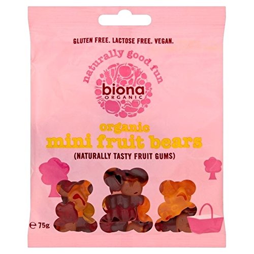 Biona Organic Mini Fruit Bears 75g, 6 Pack Biona Organic Mini Fruit Bears 75g, 6 Pack von Biona
