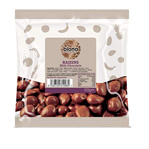 Biona Bio Rosinen Milchschokolade 60g Biona Bio Rosinen Milchschokolade 60g von Biona