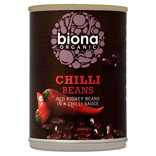 Biona Organic Red Kidney Beans in Chilli Sauce 400g von Biona