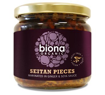 Biona Organic - Seitan Pieces (in Soya Sauce & Ginger) - 350g (Case of 6) von Biona