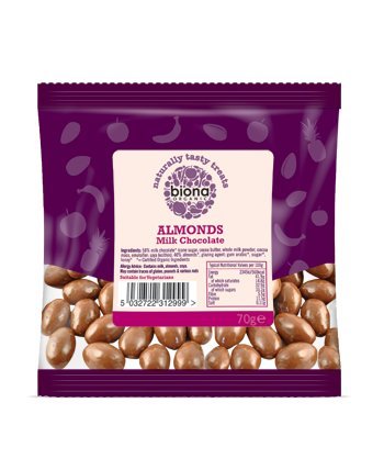 Biona Organische Mandelmilchschokolade 70G Biona Organische Mandelmilchschokolade 70G von Biona