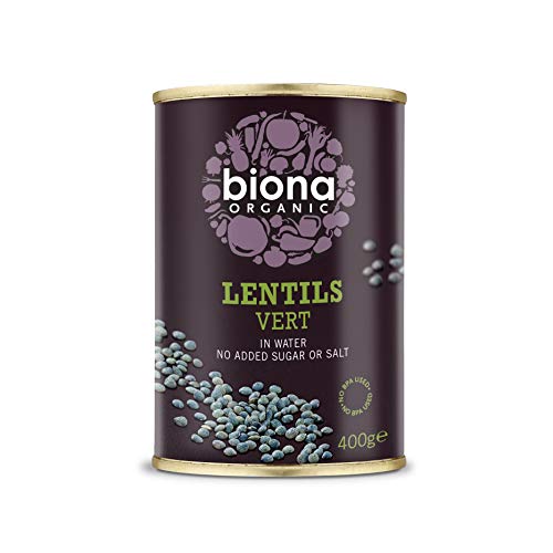 Linsen, Grün (400 g) – 3er-Pack von Biona