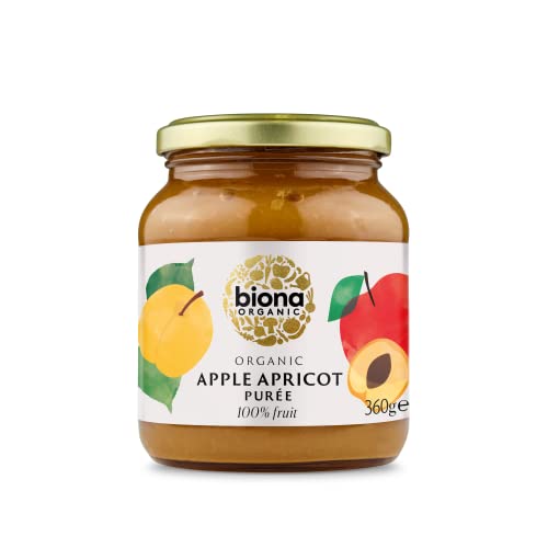 Organic Apple & Apricot Puree - 350g von Biona