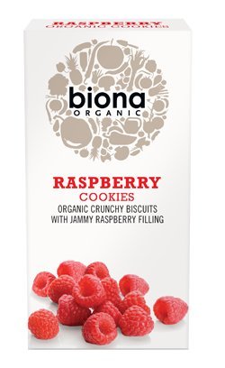 Organic Raspberry Filled Cookies - 175g von Biona