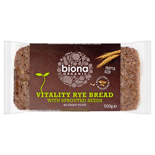 Organic Vitality Rye Bread With Sprouted Seeds - 500g von Biona