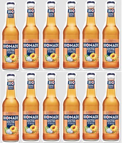 Bionade Eistee Pfirsich 12 x 0,33 Liter inkl. 0,96€ MEHRWEG Pfand von Bionade