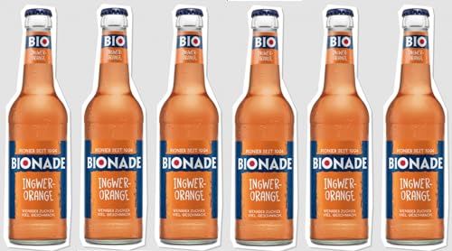 Bionade Ingwer Orange 6 x 0,33 Liter inkl. 0,48€ MEHRWEG Pfand von Bionade