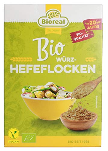 Vollkorn Hefeflocken von Bioreal vegan 100g - Bio Vollkorn Hefeflocken von Bioreal vegan 100g - Bio von Bioreal