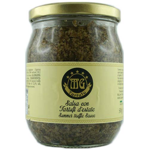 MG Tartufo Salsa con Tartufi Neri d´estate"Creme mit schwarzem Sommertrüffel", 500 g von Biotin