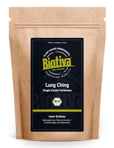 Grüntee Lung Ching Bio 100g - Biotiva von Biotiva