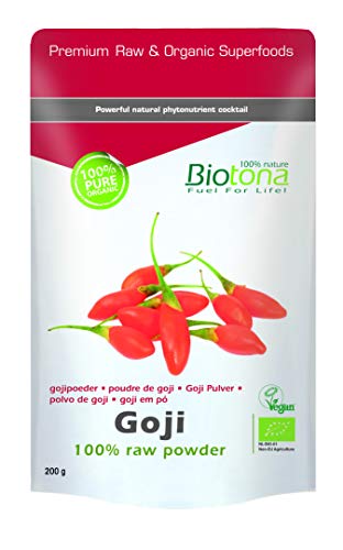 Biotona Goji 100% Raw Powder - 200g Biotona Goji 100% Raw Powder - 200g von Biotona