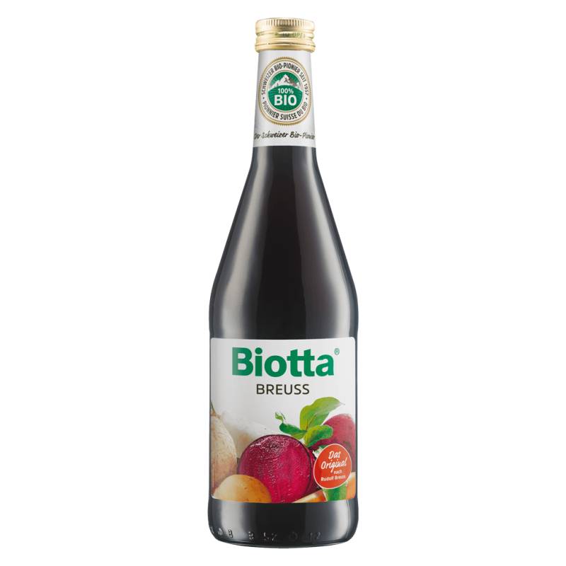 Bio Breuss Gemüsesaft milchsauer vergoren, 0,5l von Biotta