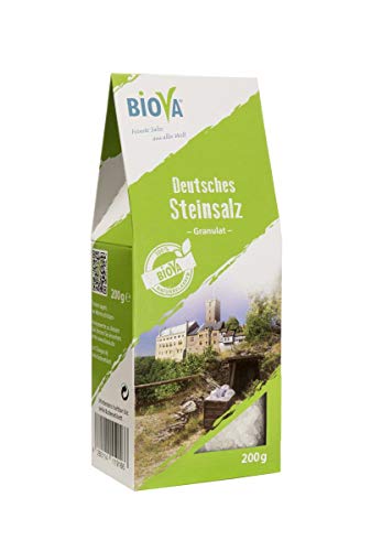 Biova Gourmetsalz Deutsches Steinsalz Granulat 200g Packung Biova Gourmetsalz Deutsches Steinsalz Granulat 200g Packung von Biova