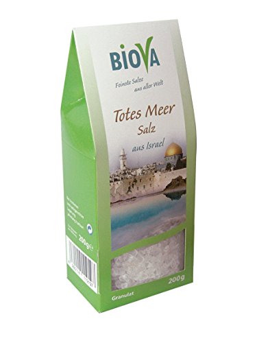 Totes Meer Salz Granulat (Israel) 200g Packung von Biova