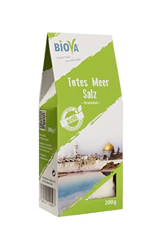 Totes Meer Salz Granulat (Israel) 200g Packung von Biova