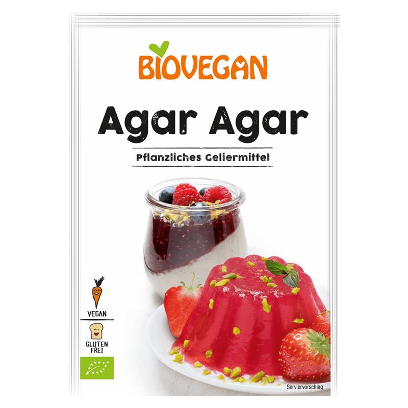 Bio Agar Agar pflanzliches Geliermittel von Biovegan