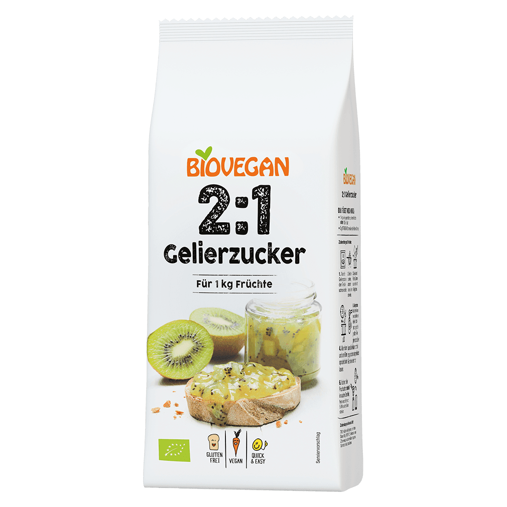 Bio Gelierzucker 2:1 Bio Gelierzucker 2:1 von Biovegan