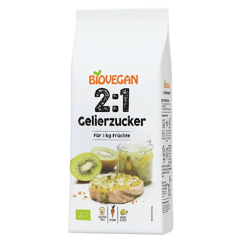 Bio Gelierzucker 2:1 von Biovegan