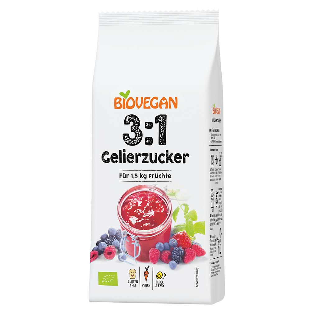 Bio Gelierzucker 3:1 von Biovegan