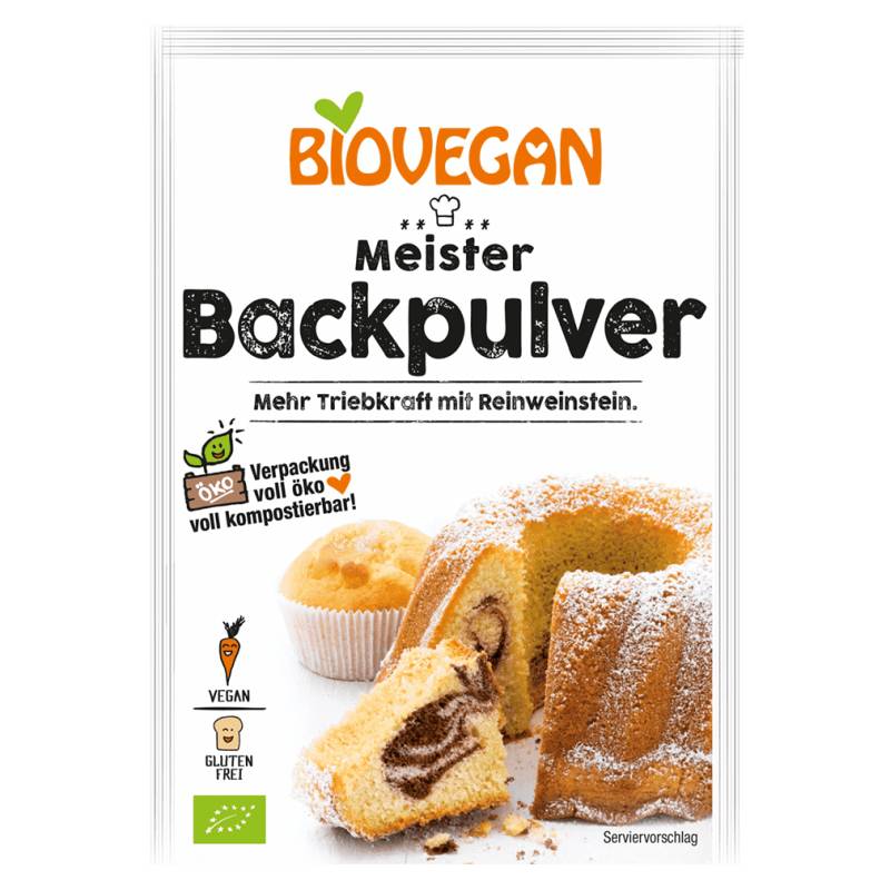 Bio Meister Backpulver 3x17g von Biovegan