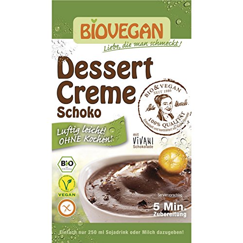 Biovegan Bio Schoko Dessertcreme ohne Kochen, Bio (1 x 68 gr) von Biovegan