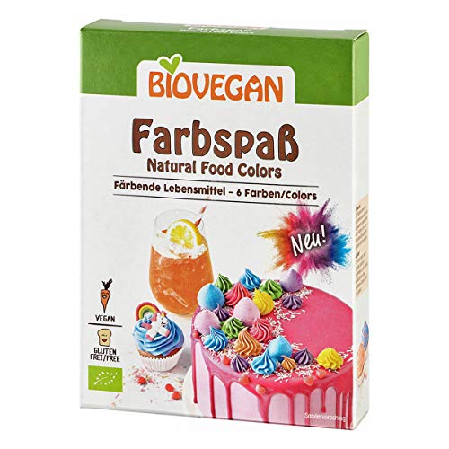 Biovegan - Farbspaß jetzt mit 6 Farben - 6x8 g - 7er Pack von Biovegan