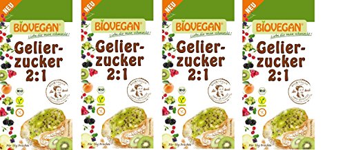 Biovegan Gelierzucker 2:1, Bio, 4 x 500g Biovegan Gelierzucker 2:1, Bio, 4 x 500g von Biovegan